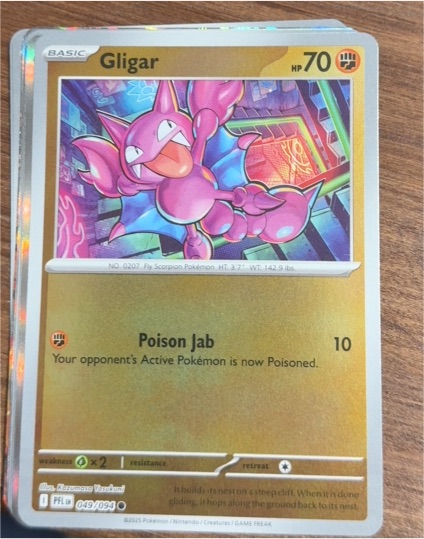 2025 Pokémon TCG Phantasmal Flames #049 Gligar — front