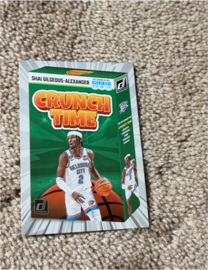 2023-24 Panini Donruss #13 Crunch Time Shai Gilgeous-Alexander — front