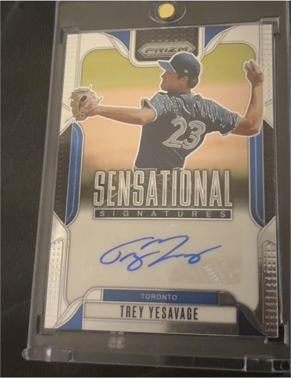 2025 Panini Prizm Sensational Signatures #SS-TY Trey Yesavage — front
