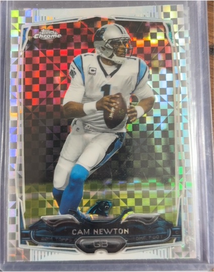 2014 Topps Chrome #103 Cam Newton — front
