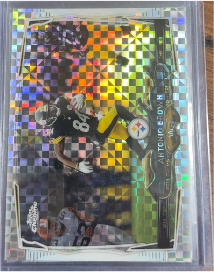 2014 Topps Chrome #9 Antonio Brown — front