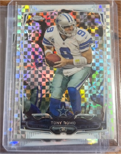 2014 Topps Chrome #77 Tony Romo — front