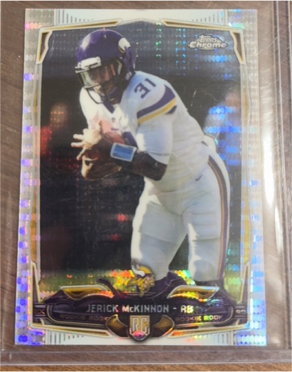 2014 Topps Chrome #160 Jerick McKinnon — front