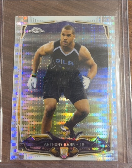 2014 Topps Chrome #161 Anthony Barr — front