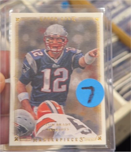 2008 Upper Deck Masterpieces Tom Brady — front