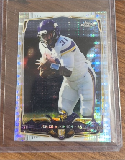 2014 Topps Chrome #160 Jerick McKinnon — front
