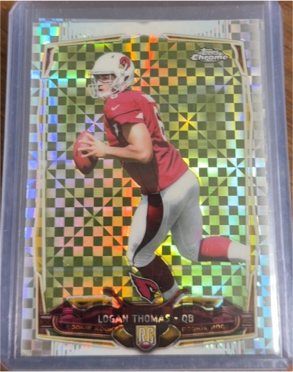 2014 Topps Chrome #151 Logan Thomas Rookie Card — front