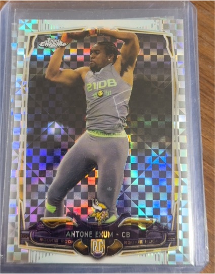 2014 Topps Chrome #183 Antone Exum Rookie Card — front
