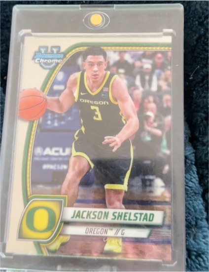 2024-25 Bowman University Chrome #77 Jackson Shelstad — front
