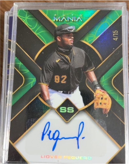 2023 Wild Card AutoMania #AM-TH43 Liover Peguero — front