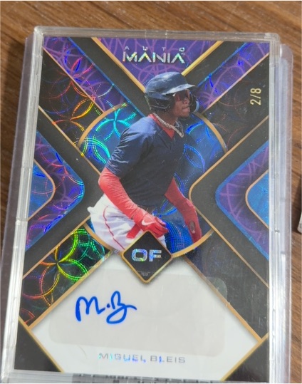 2023 Wild Card Auto Mania #2/8 Miguel Bleis — front