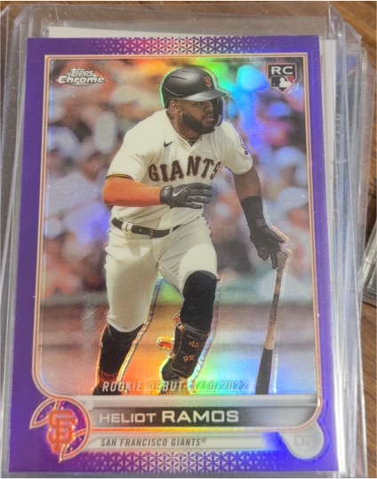 2022 Topps Chrome Update #USC2 Heliot Ramos — front