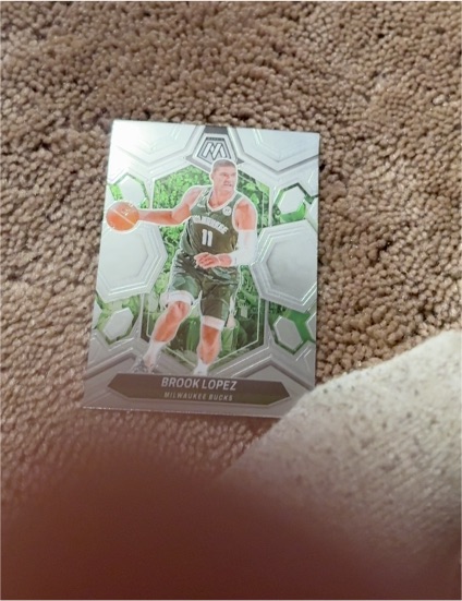 2023-24 Panini Mosaic #11 Brook Lopez — front
