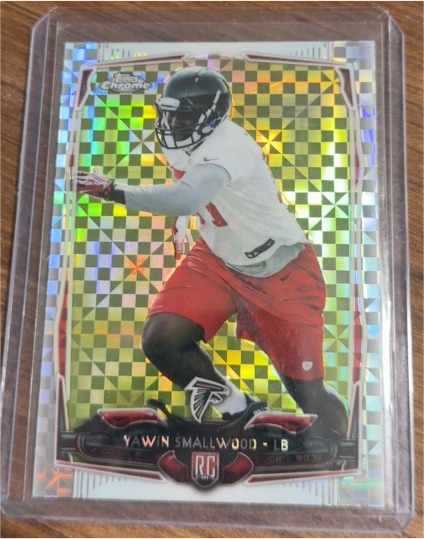 2014 Topps Chrome #128 Yawin Smallwood Rookie — front