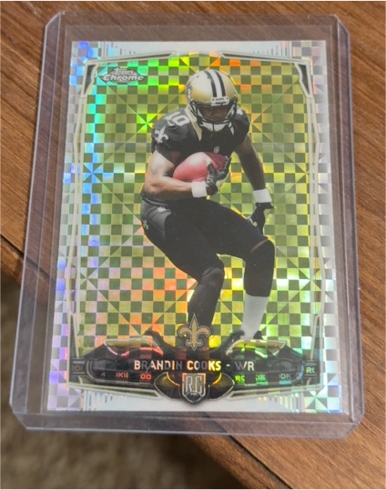 2014 Topps Chrome #149 Brandin Cooks — front