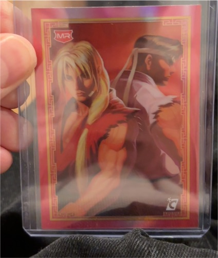 2025 Cardsmiths Street Fighter Alpha Meta-Rare MR01 Ken and Ryu — front