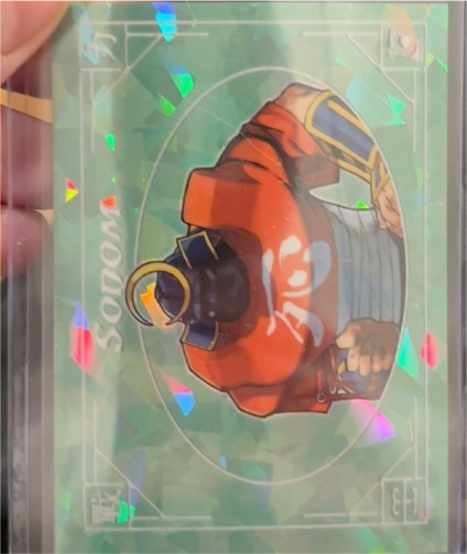 2025 Cardsmiths Street Fighter Alpha #54 Sodom Jade Refractor — front