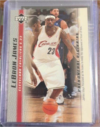 2003-04 Upper Deck #14 LeBron James Phenomenal Beginning — front