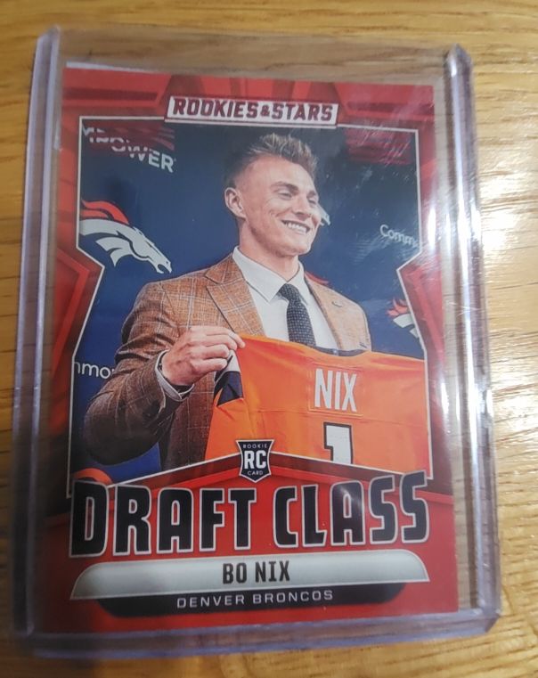 2024 Panini Rookies & Stars Draft Class #DC-BNX Bo Nix — front