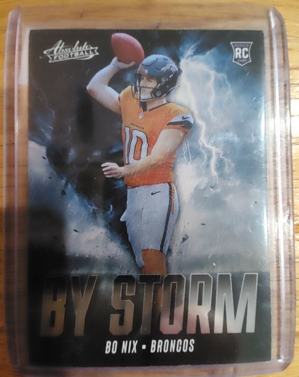 2024 Panini Absolute By Storm #BS-BNX Bo Nix — front