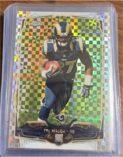 2014 Topps Chrome #RC Tre Mason — front