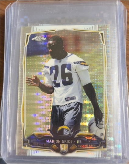 2014 Topps Chrome #122 Marion Grice — front