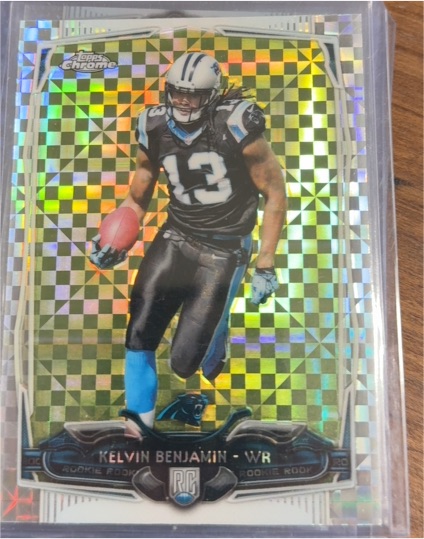 2014 Topps Chrome #124 Kelvin Benjamin — front