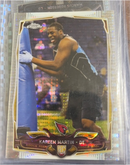 2014 Topps Chrome #162 Kareem Martin — front