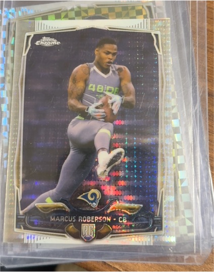 2014 Topps Chrome #190 Marcus Roberson RC — front