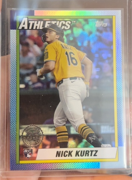2025 Topps Update #U90-17 Nick Kurtz — front