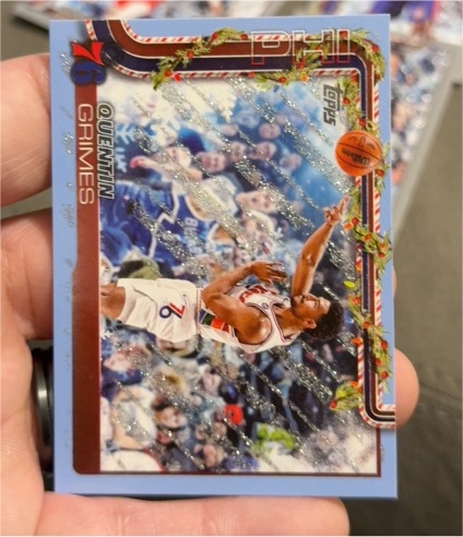 2025-26 Topps Holiday #H21 Quentin Grimes — front