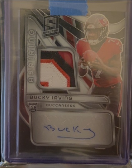2024 Panini Spectra #APA-BIG Bucky Irving — front