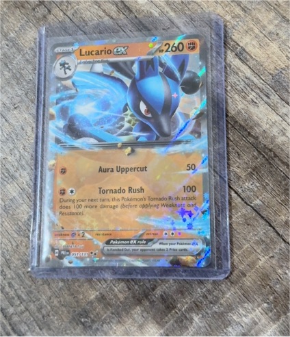 2016 Pokémon Prismatic Evolutions #051 Lucario EX — front