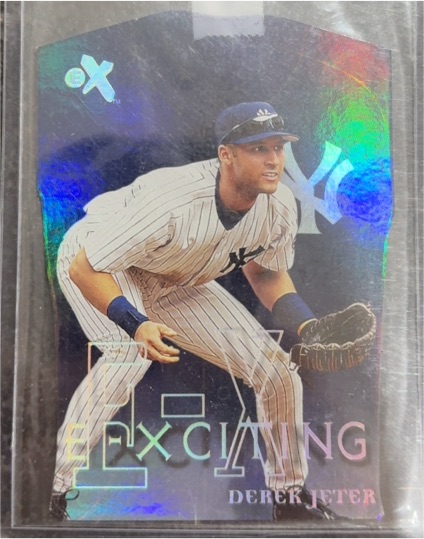 2000 Fleer E-X #7 Derek Jeter — front