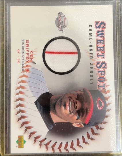 2001 Upper Deck Sweet Spot Game-Used Jersey #J-KG Ken Griffey Jr. — front