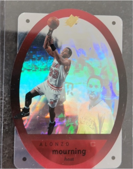 1996 Upper Deck SPx #27 Alonzo Mourning — front