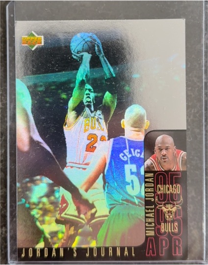1996-97 Upper Deck #J6 Michael Jordan Jordans Journal — front