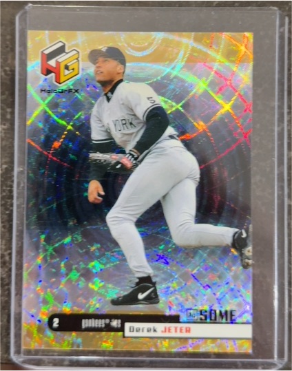 1999 Upper Deck HoloGrFX #38 Derek Jeter — front