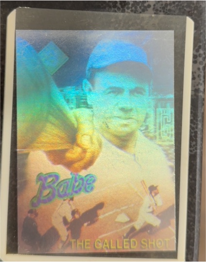 1992 Gold Entertainment Babe Ruth #3 The Called Shot — front