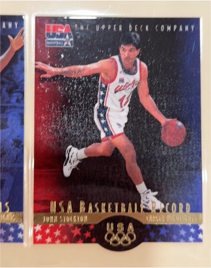 1996 Upper Deck USA Basketball #40 John Stockton — front