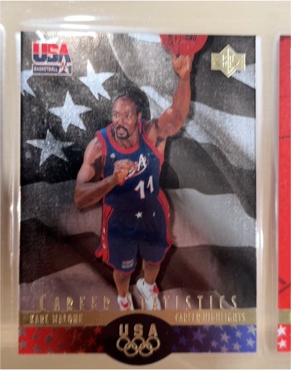 1996 Upper Deck USA SP Career Statistics #S3 Karl Malone — front