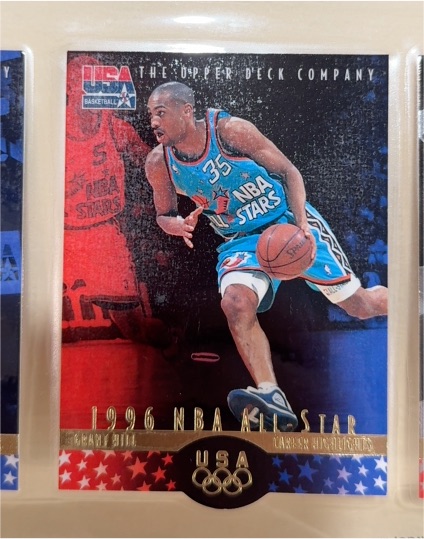 1996 Upper Deck USA #7 Grant Hill — front