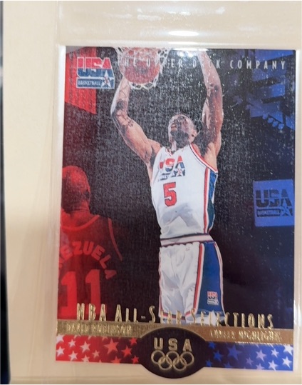 1996 Upper Deck USA Basketball #30 David Robinson — front