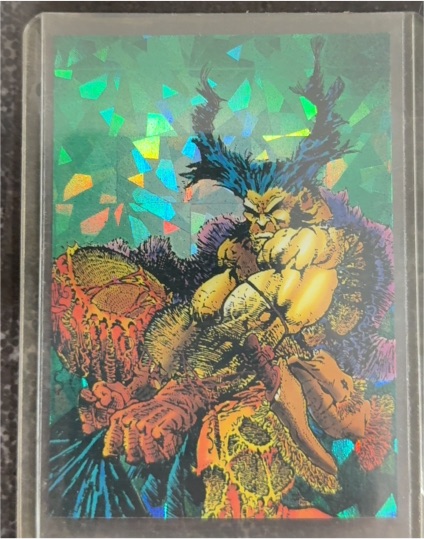 1992 Comic Images Wolverine From Then 'Til Now II Prism #P2 Away — front
