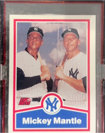 1991 Line Drive #6 Mickey Mantle — front