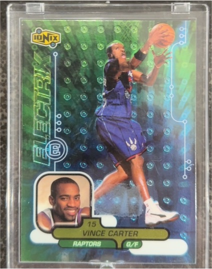 1998-99 Upper Deck Ionix #65 Vince Carter — front