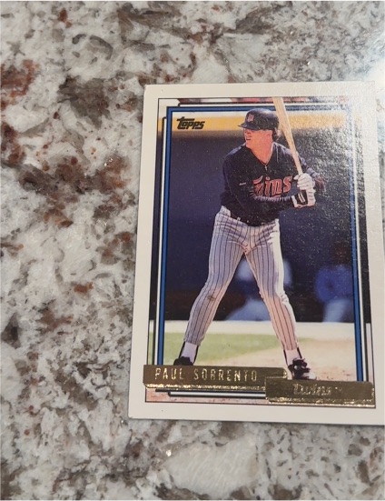 1992 Topps Gold #546 Paul Sorrento — front
