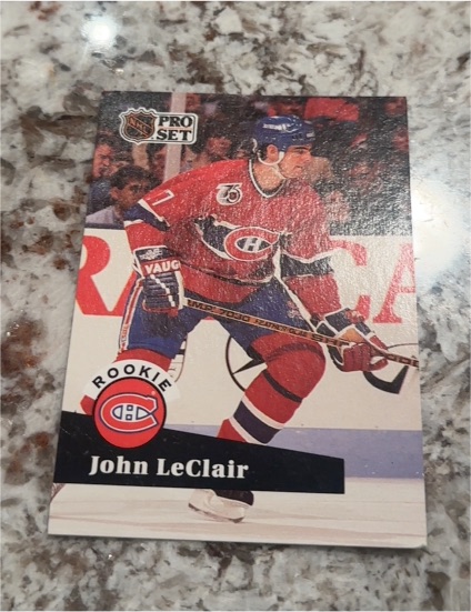 1991-92 Pro Set #545 John LeClair — front