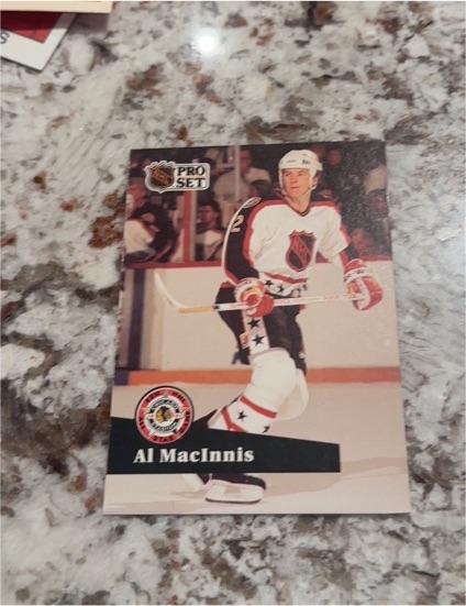 1991-92 Pro Set #275 Al MacInnis — front
