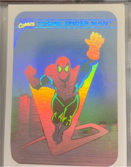 1990 Impel Marvel Universe #MH1 Cosmic Spider-Man Hologram — front